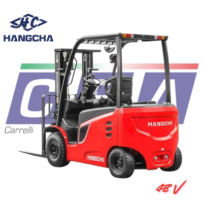 HANGCHA - CARRELLO ELEVATORE FRONTALE ELETTRICO 4 RUOTE (15-25Q)